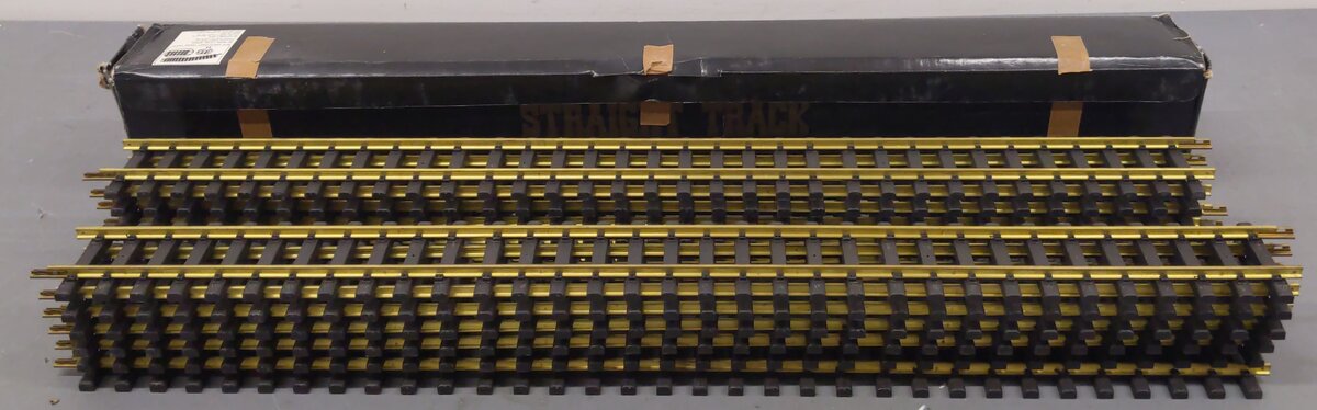 Aristo-Craft 11070 Euro Brass 3' Straight Track Sections (12) VG/Box