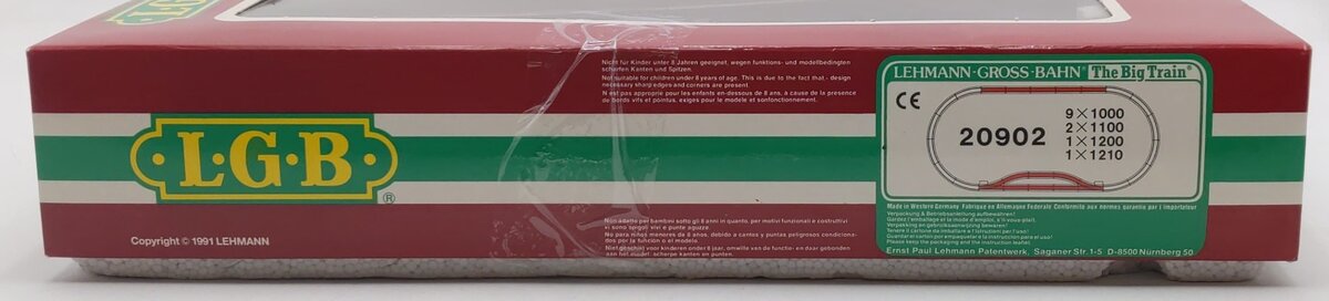 LGB 20902 G Scale Large Track Set VG/Box