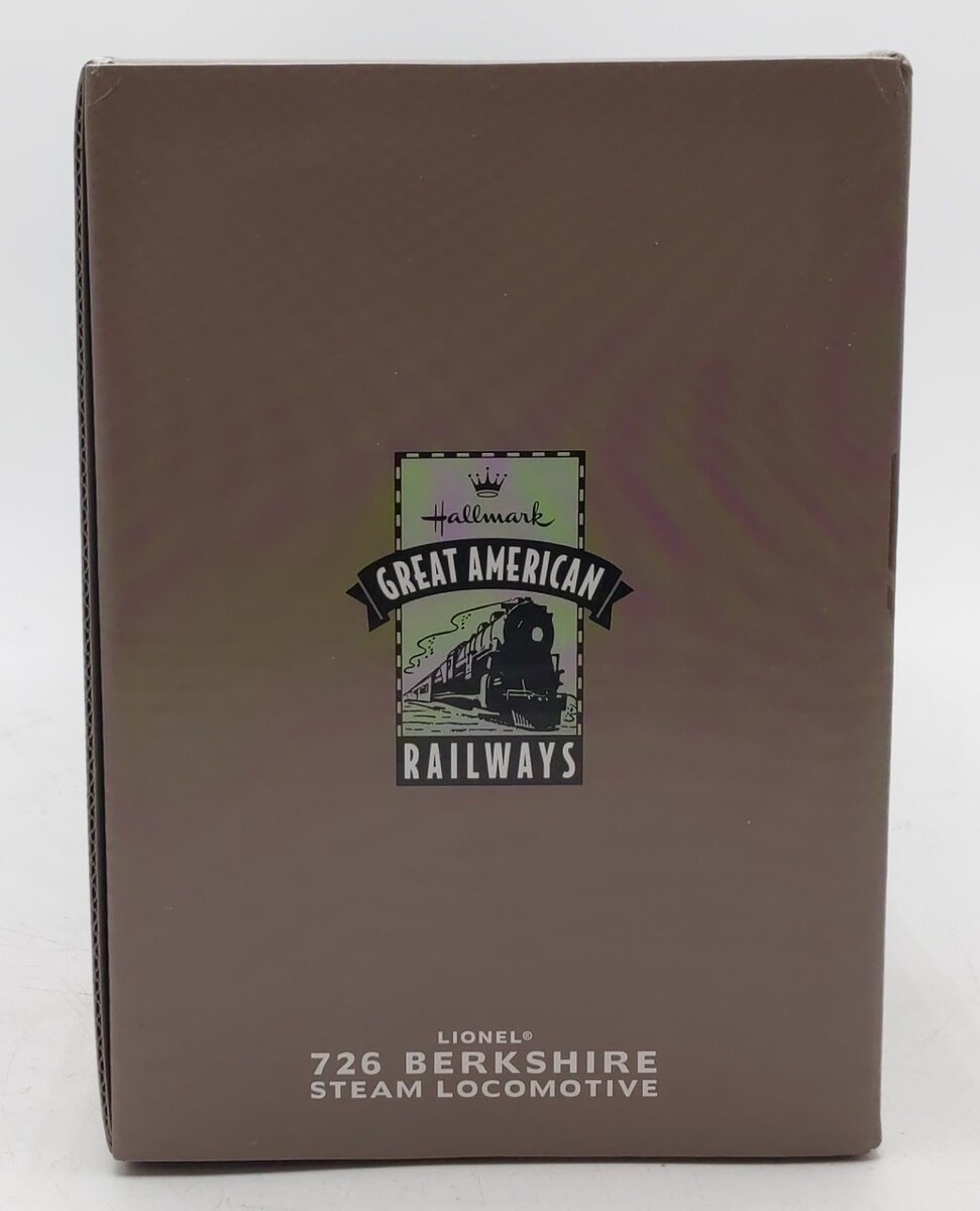 Hallmark 726 Lionel Berkshire Steam Locomotive and Tender with Display Case LN/Box