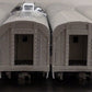 MTH 20-6016 O Gauge Santa Fe 60' Aluminum Passenger Cars (Set of 4) EX/Box