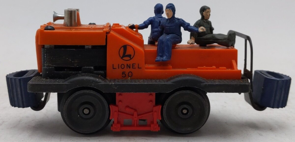 Lionel 50 Vintage O Gauge Postwar Motorized Gang Car w/3 Figures VG/Box