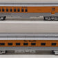 MTH 20-4103 O Rio Grande 70' Madison Combine/Diner Passenger Car Set (Set of 2) EX/Box