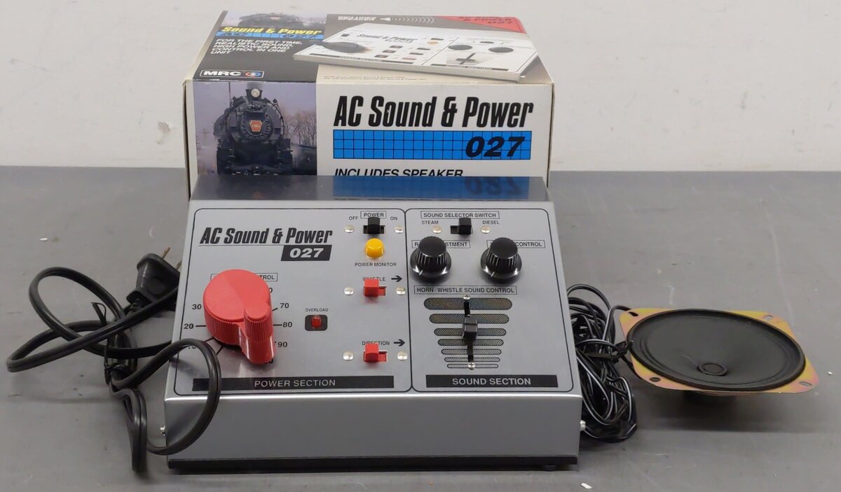 MRC AH106 O AC Sound & Power 027 Train Power Supply / Transformer EX/Box