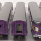 MTH 20-6500 O Atlantic Coast Line 70' Aluminum Passenger Car Set (Set of 5) EX/Box