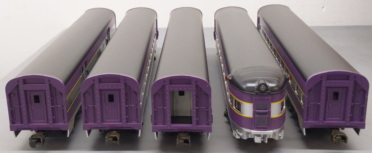 MTH 20-6500 O Atlantic Coast Line 70' Aluminum Passenger Car Set (Set of 5) EX/Box