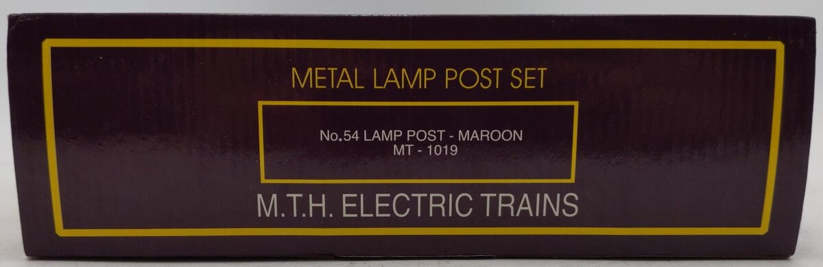 MTH 20-1019 O No.54 Maroon Lamp Post Set EX/Box