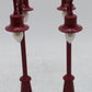 MTH 20-1019 O No.54 Maroon Lamp Post Set EX/Box
