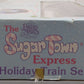 Enesco 152595 Sugar Town Holiday Express G Gauge Steam Train Set EX/Box