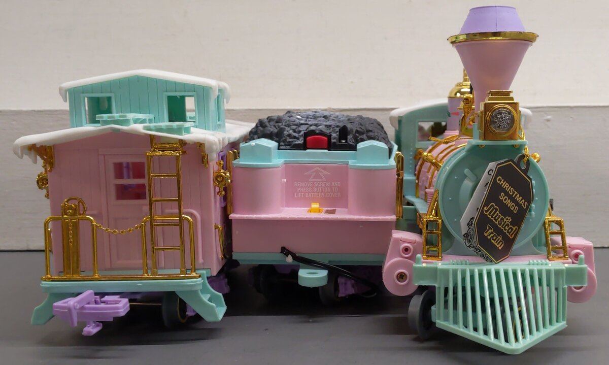 Enesco 152595 Sugar Town Holiday Express G Gauge Steam Train Set EX/Box