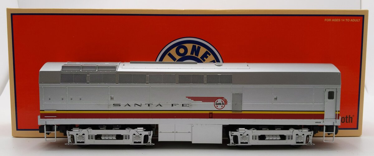 Lionel 2133218 O Gauge ATSF Sharknose B-Unit Diesel Locomotive #400B/LCS EX/Box