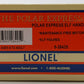 Lionel 6-28425 O Gauge Polar Express Motorized Elf Handcar EX/Box