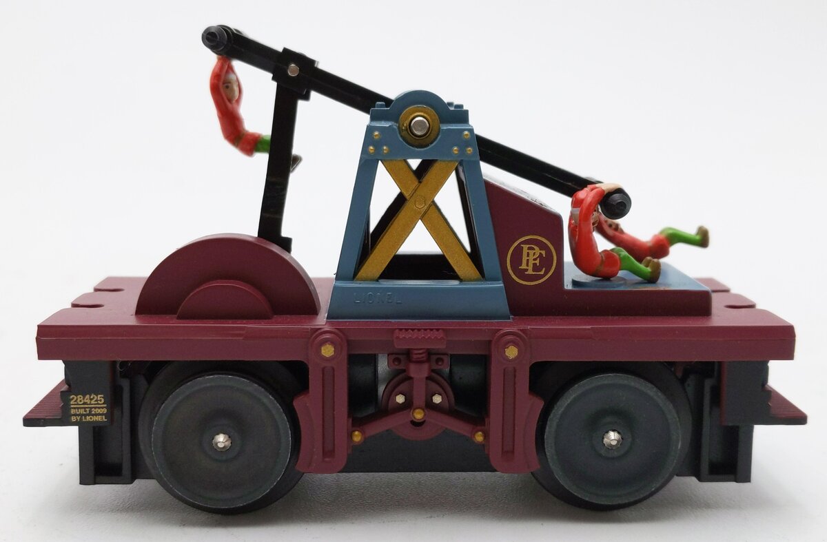 Lionel 6-28425 O Gauge Polar Express Motorized Elf Handcar EX/Box