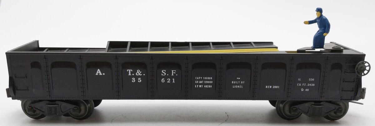 Lionel 6-26757 PWC 35621 O Gauge AT&SF Operating Barrel Car EX/Box