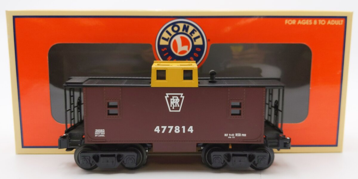 Lionel 6-26583 O Gauge Pennsylvania Illuminated Caboose #477814 LN/Box