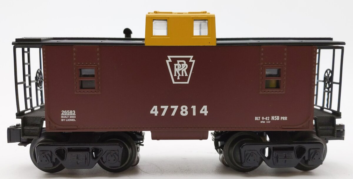 Lionel 6-26583 O Gauge Pennsylvania Illuminated Caboose #477814 LN/Box