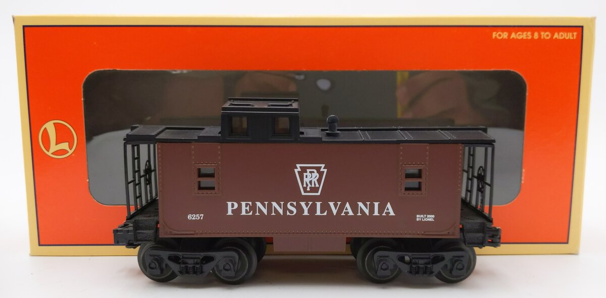 Lionel 6-26528 O Gauge Pennsylvania Square Window Caboose #6257 EX/Box