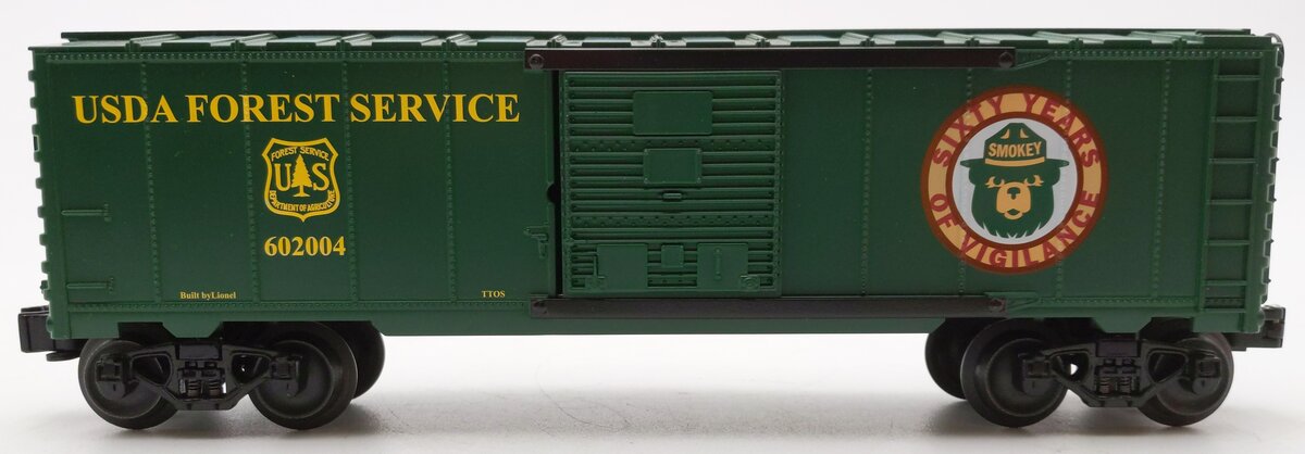 Lionel 6-52335 O Gauge Smokey Bear & USDA Forest Service Boxcar #602004 LN/Box