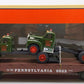Lionel 6-17518 O Gauge Pennsylvania Flatcar with 2 Corgi Mack AEC Trucks #9823 EX/Box