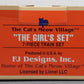 Lionel Cat's Meow Village The Girl's 6 Piece Wooden Block Set LN/Box