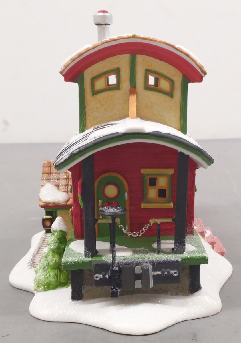 Department 56 56896 North Pole Series Tinker's Caboose Cafe EX/Box
