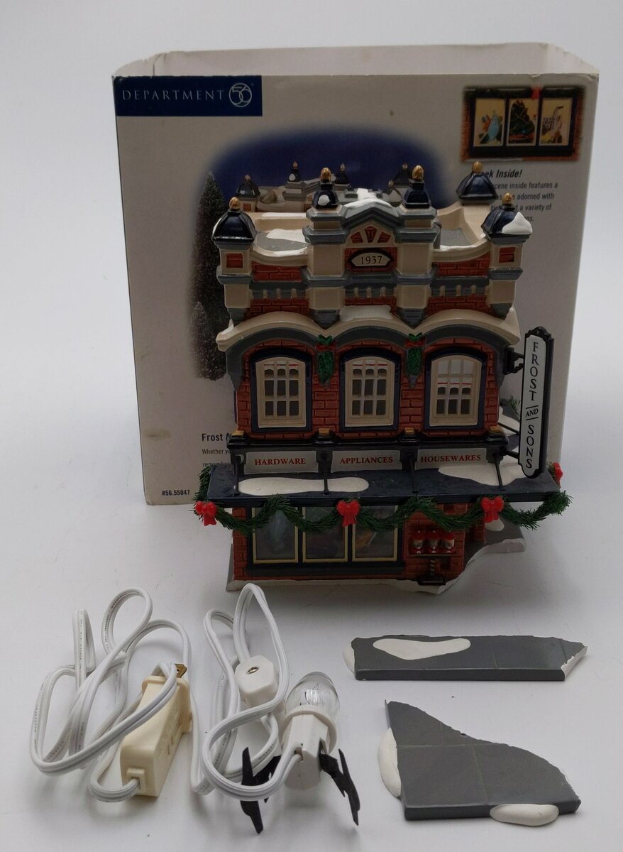 Department 56 55047 Frost and Sons 5&Dime Building VG/Box
