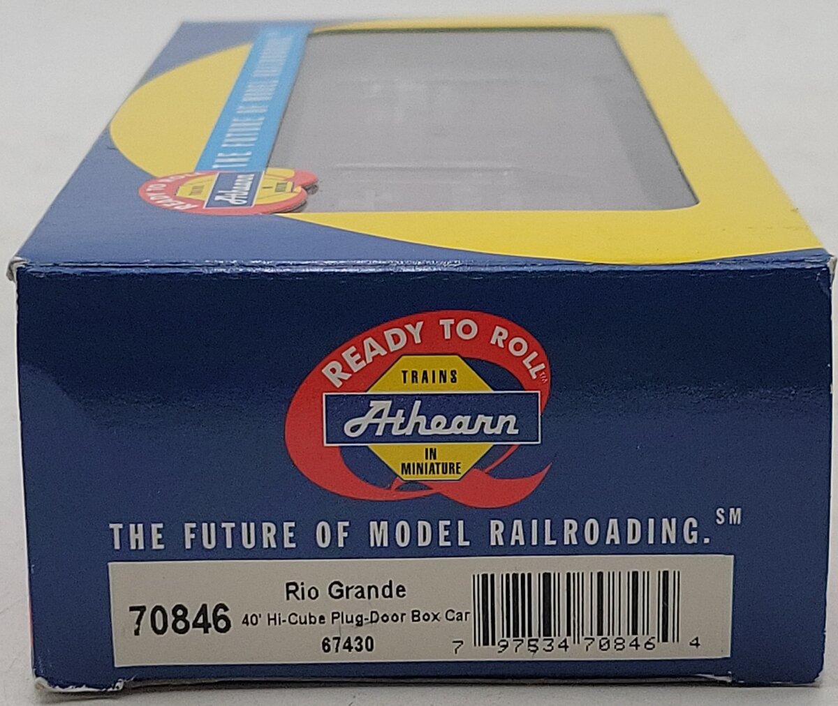 Athearn 70846 HO Scale D&RGW 40' Hi-Cube Plug-Door Boxcar #67430 NIB