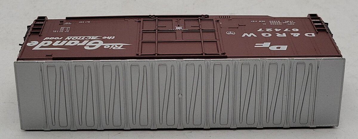 Athearn 70845 HO Scale Rio Grande 40' Hi-Cube Plug-Door Boxcar #67427 NIB