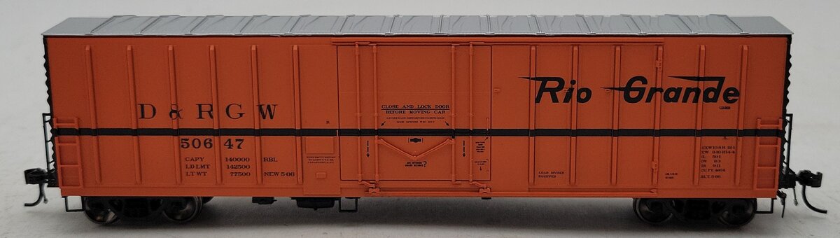 Athearn G4435 HO Scale Denver & Rio Grande N.A.C.C. 50' Box Car #50647 NIB