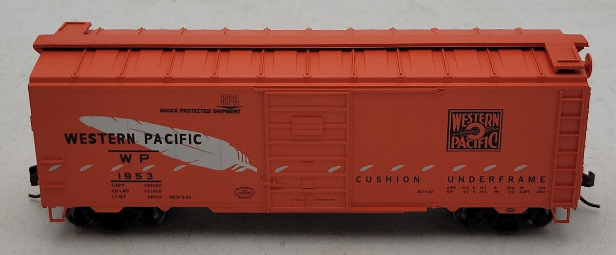 Athearn 70321 HO Scale Western Pacific 40' Box Car #1953 NIB