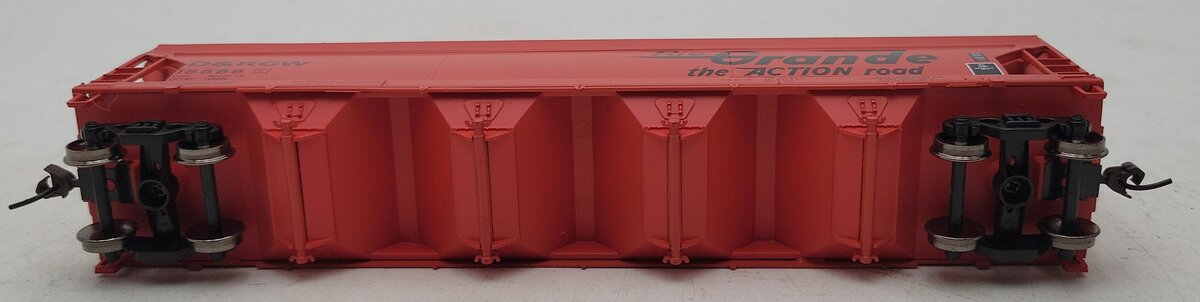 Athearn 72266 HO Scale Rio Grande ACF 4-Bay Centerflow Hopper #15588 NIB