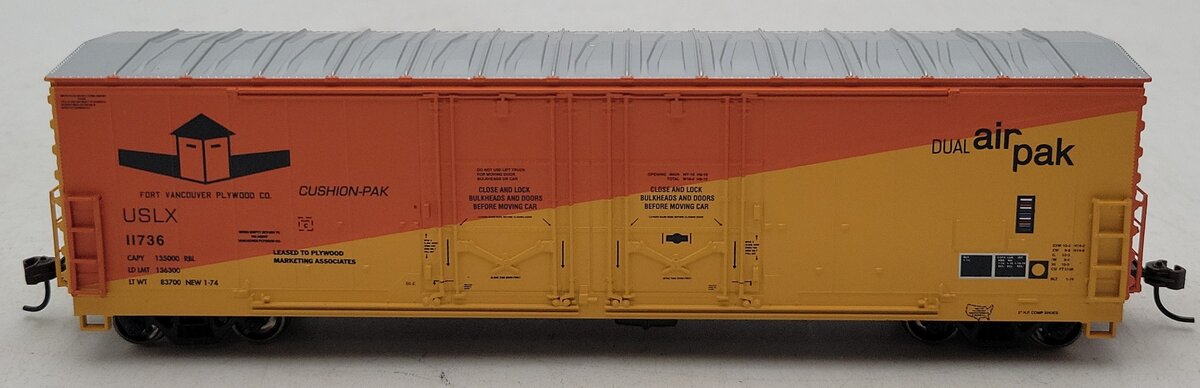 Athearn 91384 HO Scale Ft. Vancouver Plywood 50' Double-Plug Door Boxcar #11736 NIB