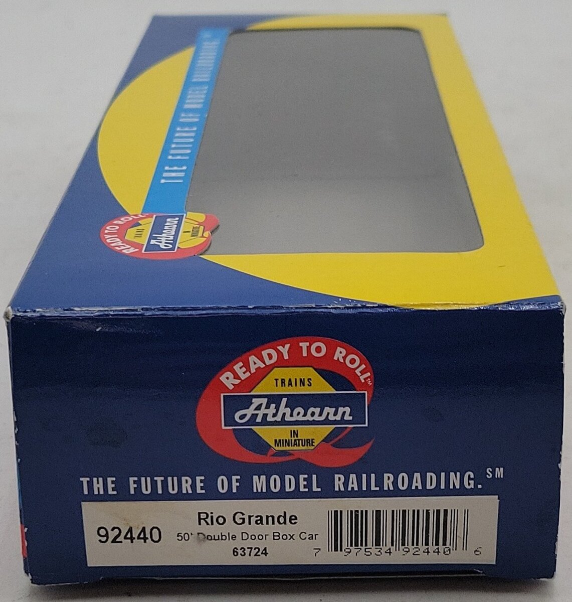 Athearn 92440 HO Scale Rio Grande 50' Double Door Boxcar #63724 NIB