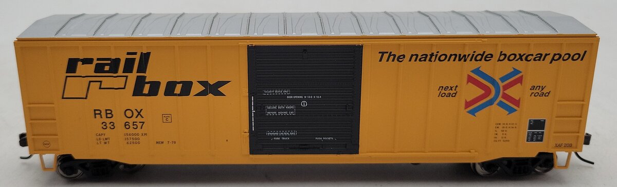 Atlas 924 HO Scale ACF Rail box RBOX  50'6 Box Car #33657 NIB