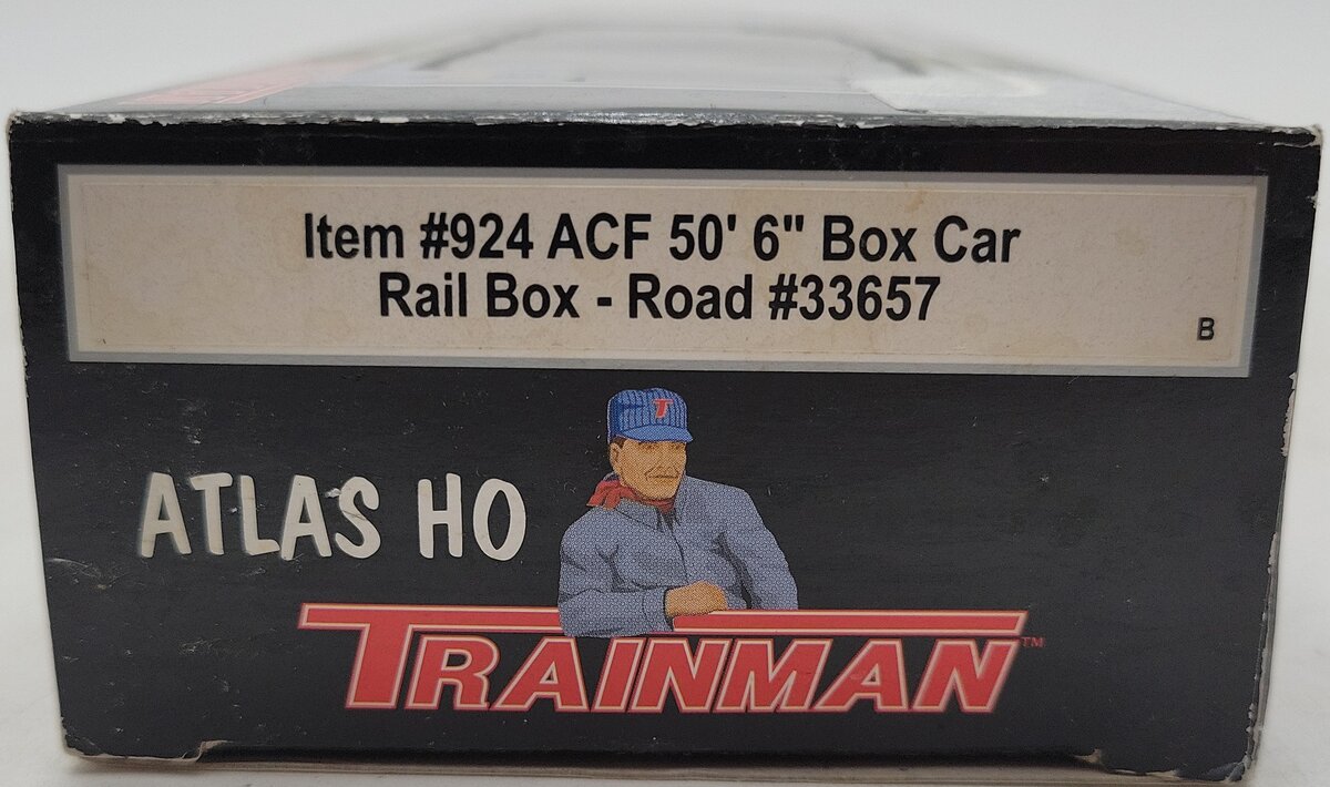 Atlas 924 HO Scale ACF Rail box RBOX  50'6 Box Car #33657 NIB