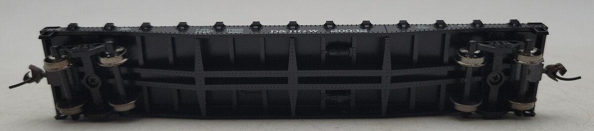 Athearn 92398 HO D&RGW 50' Flat w/Two 25' Trailers #20032 NIB
