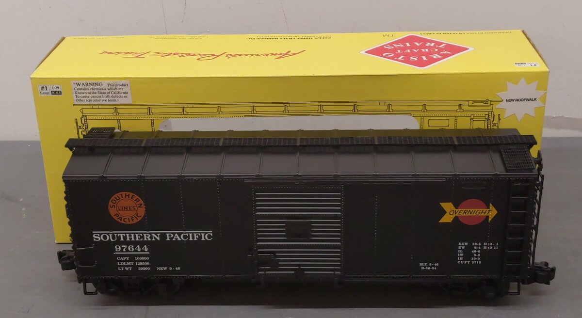 Aristo-Craft 46021 Southern Pacific Boxcar #97644 EX/Box