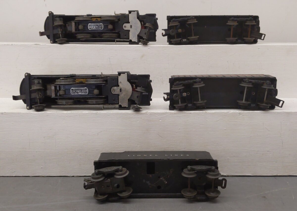 Lionel Vintage O Gauge Steam Locomotive & Tenders [5] VG