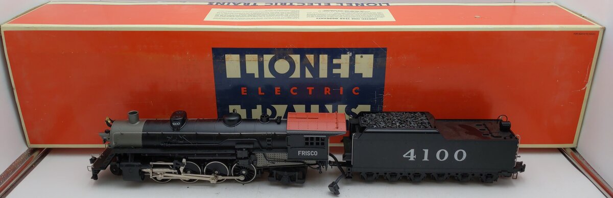 Lionel 6-18030 O Gauge Frisco 2-8-2 Mikado Steam Locomotive & Tender #4100 LN/Box