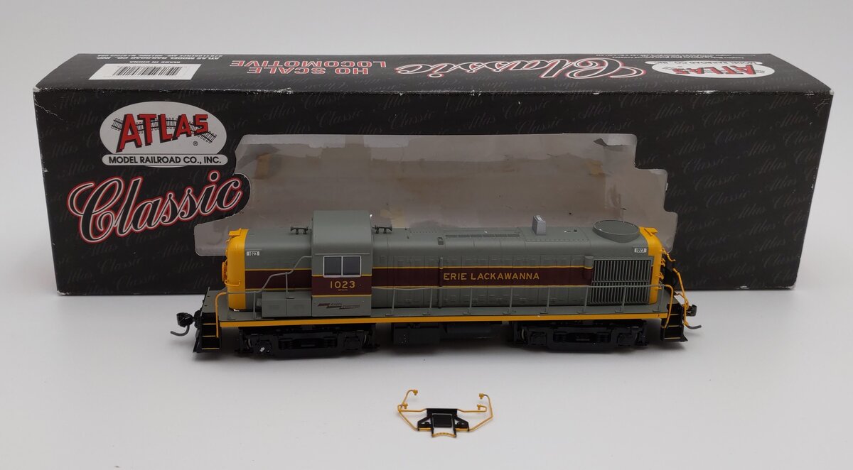 Atlas 7021 HO Scale Erie Lackwanna RS-3 Diesel Locomotive #1023 EX/Box