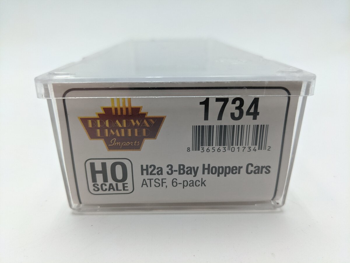 Broadway Limited 1734 HO Scale Santa Fe Class H2a 3-Bay Hopper # 181113 EX/Box