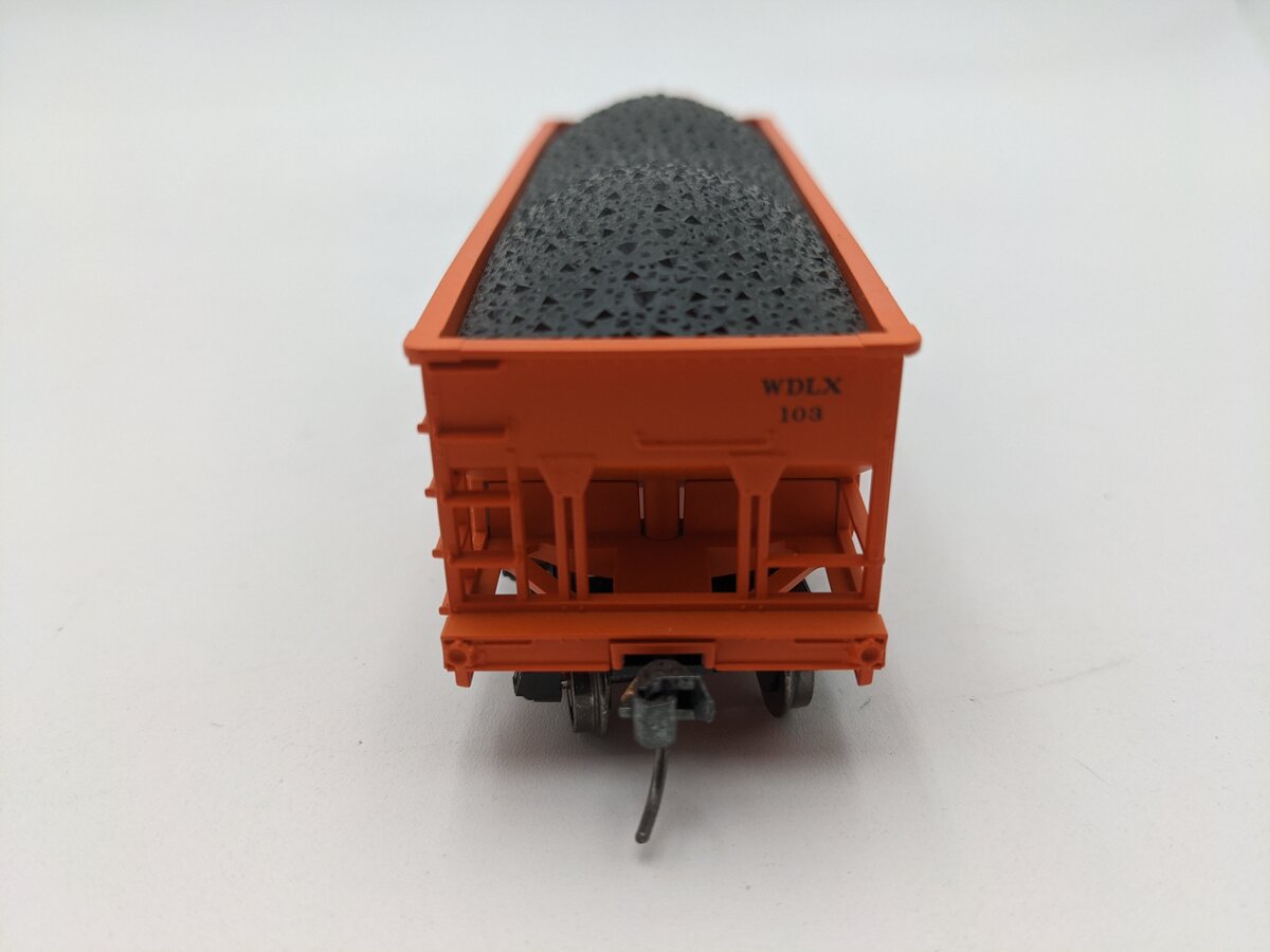 Bowser 40915 HO Scale Waddell Coal GLa 2-Bay Hopper #103 EX/Box