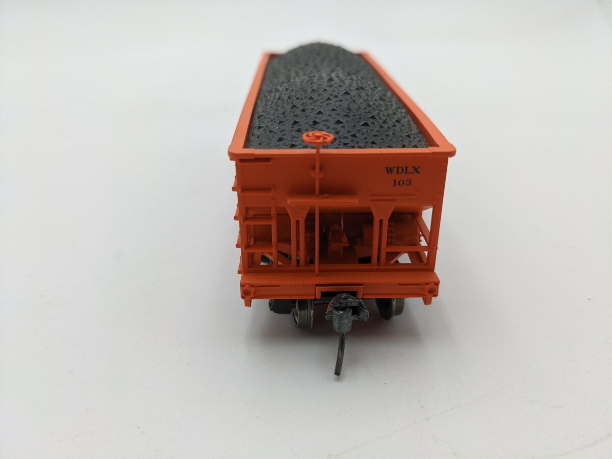 Bowser 40915 HO Scale Waddell Coal GLa 2-Bay Hopper #103 EX/Box