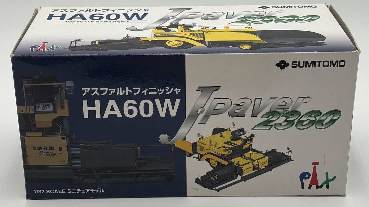 Sumitomo 1:32 PAX HA60W JP Asphalt Paver 2360 LN/Box