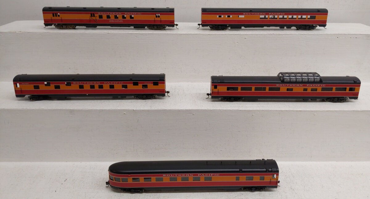 Westside Model Co. HO Brass Southern Pacific Daylight 5 Car Passenger Set - F/P EX/Box