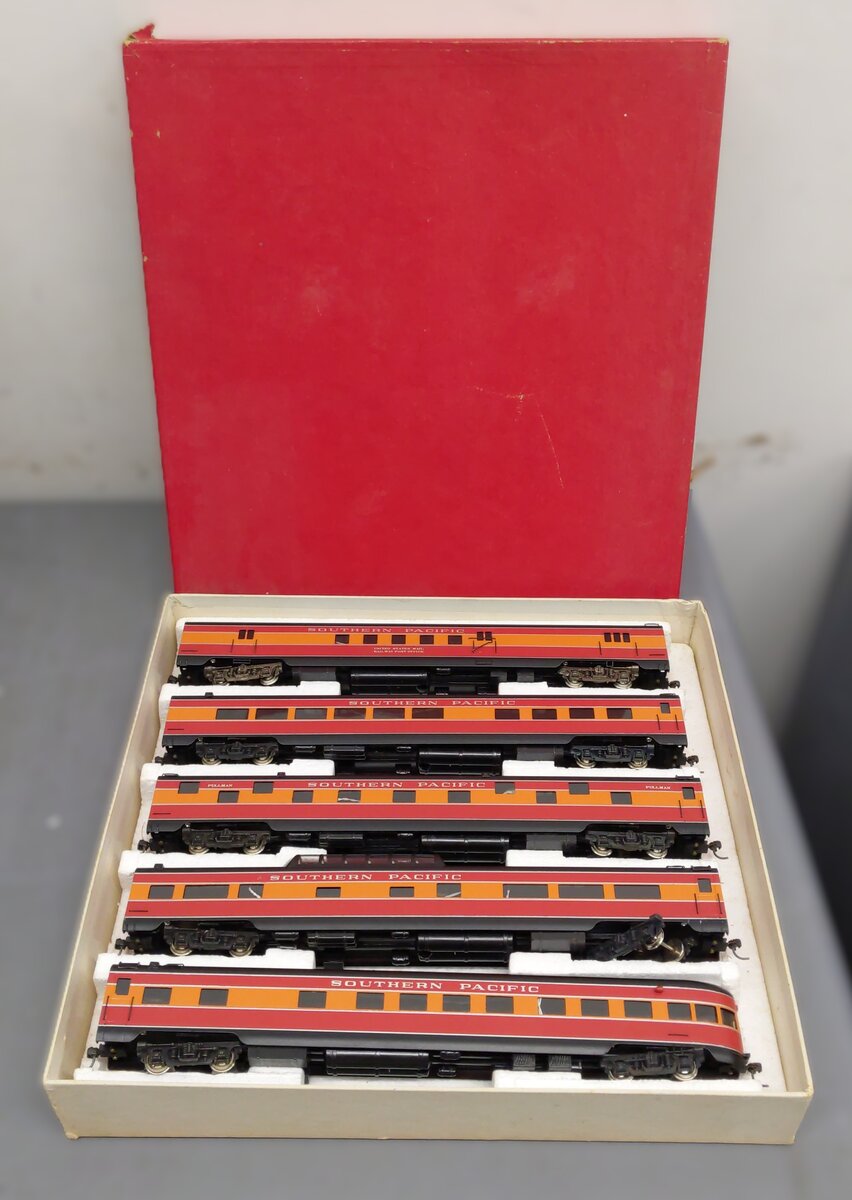 Westside Model Co. HO Brass Southern Pacific Daylight 5 Car Passenger Set - F/P EX/Box