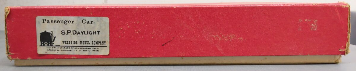 Westside Model Co. HO Brass Southern Pacific Daylight 5 Car Passenger Set - F/P EX/Box