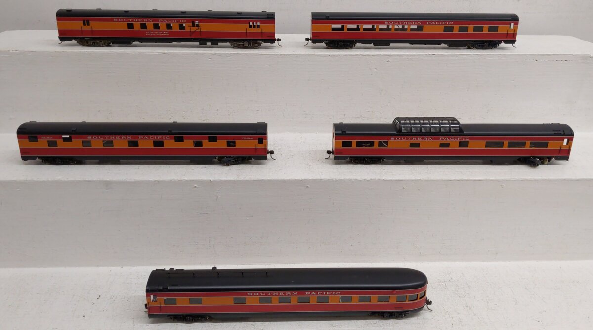 Westside Model Co. HO Brass Southern Pacific Daylight 5 Car Passenger Set - F/P EX/Box