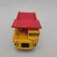 Shinsei 10 1:83 Scale Tomica Dandy Yellow & Red Heavy Dump Truck Die Cast Model VG/Box