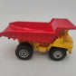 Shinsei 10 1:83 Scale Tomica Dandy Yellow & Red Heavy Dump Truck Die Cast Model VG/Box