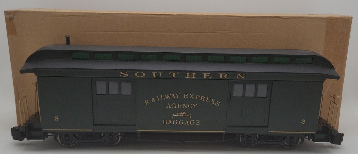 Bachmann 97404 Southern Suwanee Baggage Car - Metal Wheels EX/Box